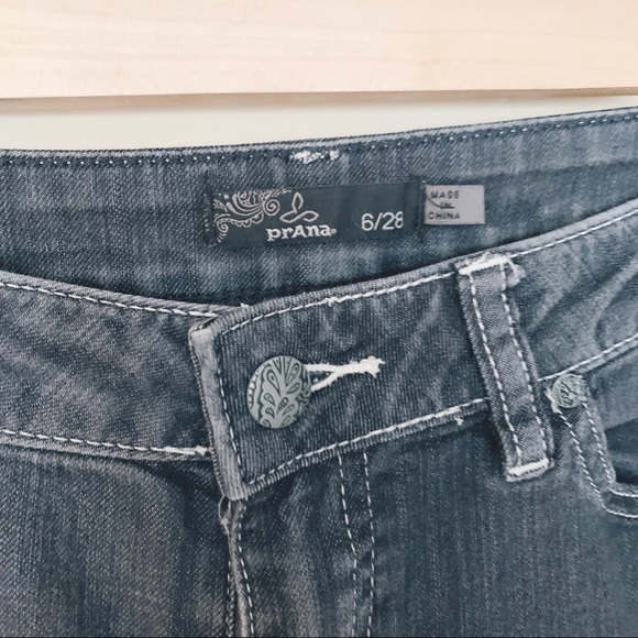 PRANA Black/Charcoal Gray Jeans with strech - Picture 5 of 5